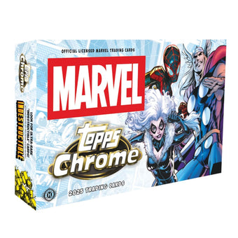 compare product 2025 Topps Marvel Comics Chrome Hobby Box