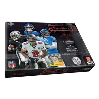 compare product 2025 Topps Signature Class Football Hobby Box