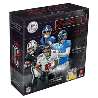compare product 2025 Topps Signature Class Football Mega Box