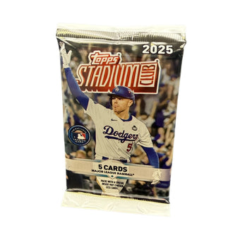 compare product 2025 Topps Stadium Club Baseball Blaster Pack