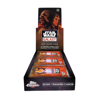 compare product 2025 Topps Star Wars Chrome Galaxy Hobby Box