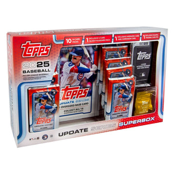 compare product 2025 Topps Update Baseball Super Box