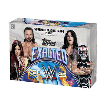 compare product 2025 Topps Exalted WWE Hobby Box