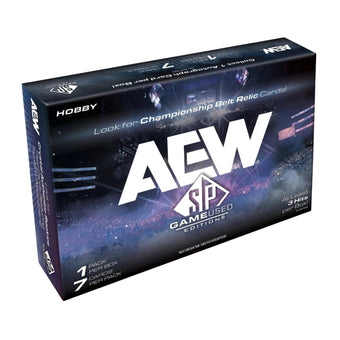 compare product 2025 Upper Deck AEW SP Game Used Hobby Box