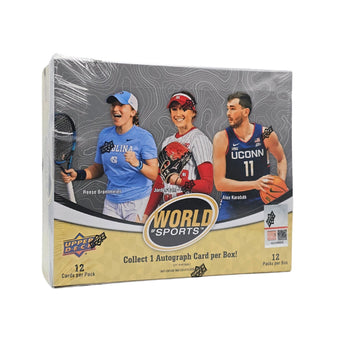 compare product 2025 Upper Deck World of Sports Volume 1 Multisport Hobby Box