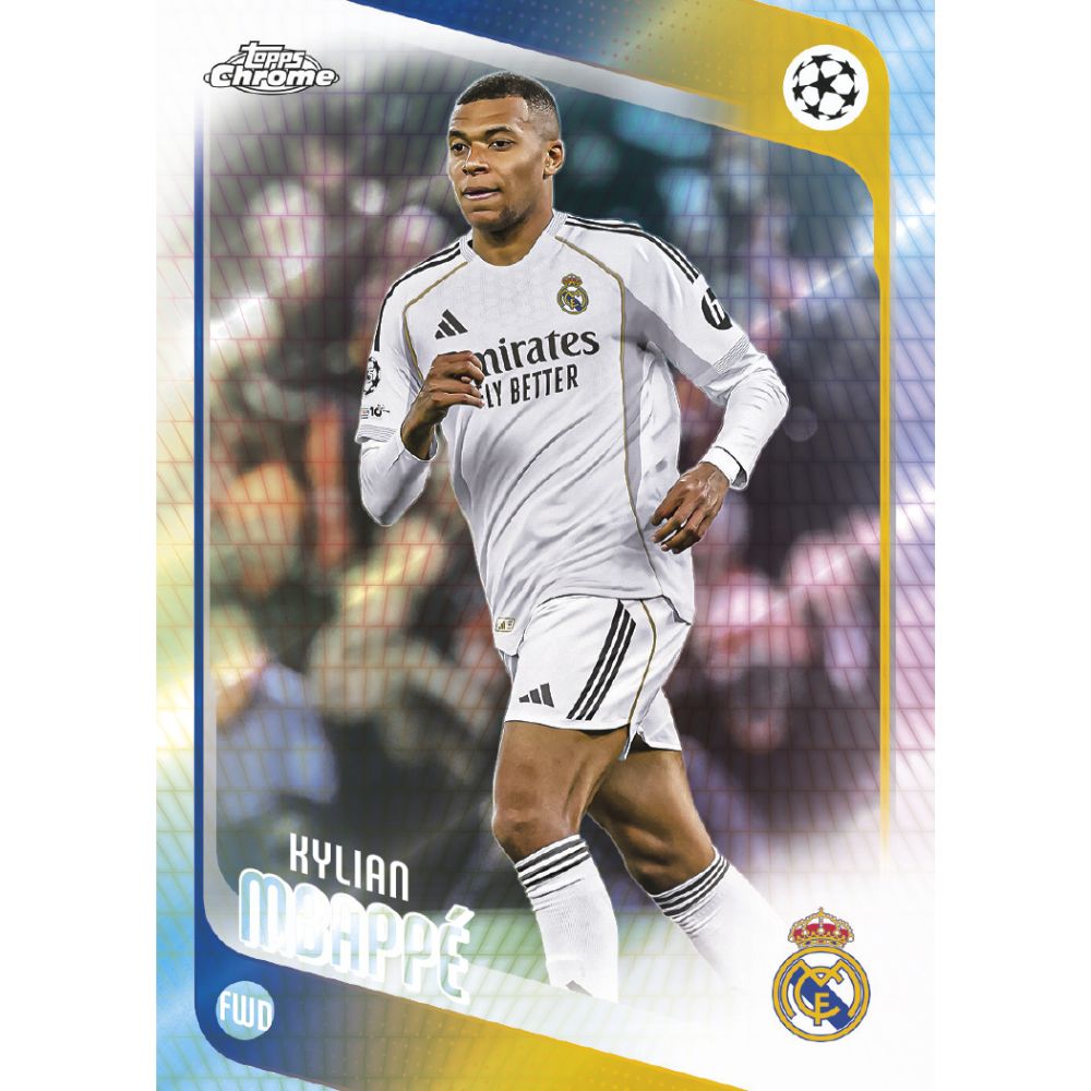 2025/26 Topps Chrome UEFA Club Competitions Soccer Delight Box