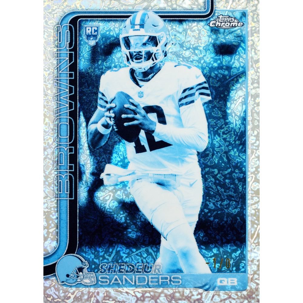 2025 Topps Chrome Football Mega Box