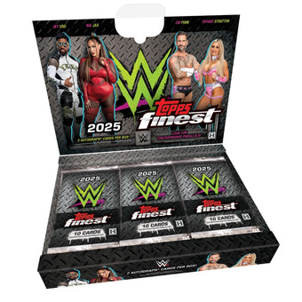 compare product 2025 Topps Finest WWE Hobby Box