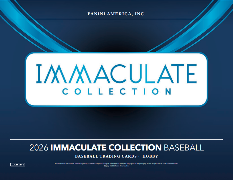 2026 Panini Immaculate Baseball Hobby 6-Box Case