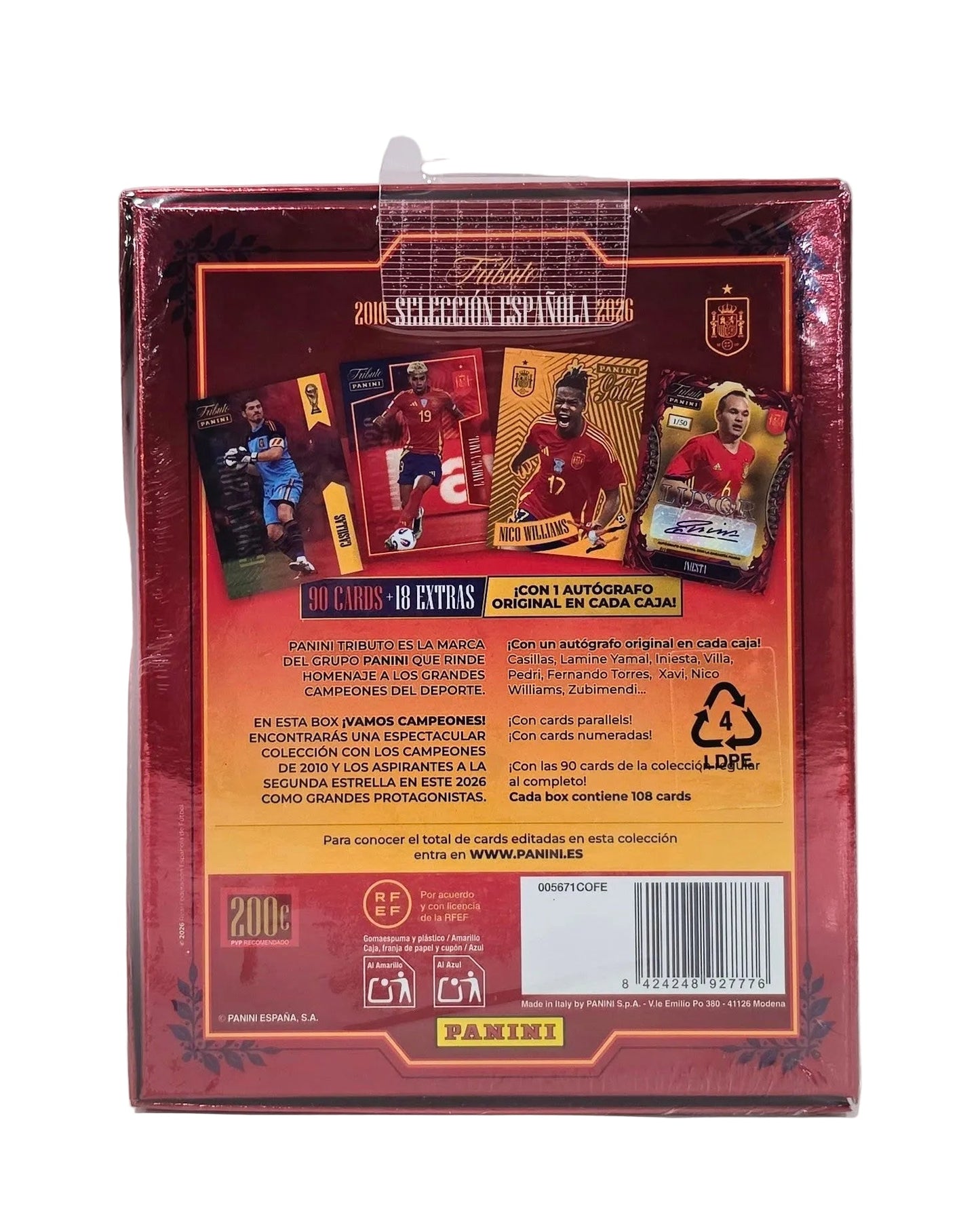 2026 Panini Tributo Vamos Campeones Soccer Hobby Box