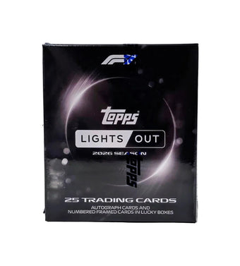 compare product 2026 Topps Lights Out Formula 1 F1 Box