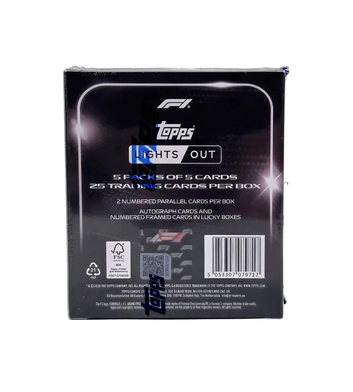 2026 Topps Lights Out Formula 1 F1 Box