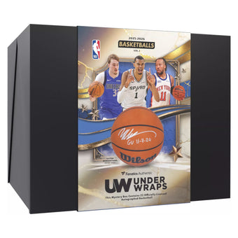 compare product 2026 Fanatics Under Wraps Autographed Basketball Volume 1 Box