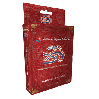 compare product 2026 Historic Autographs America's 250th Anniversary Military Part 1 Hobby Box