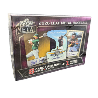 compare product 2026 Leaf Metal Baseball Hobby Box