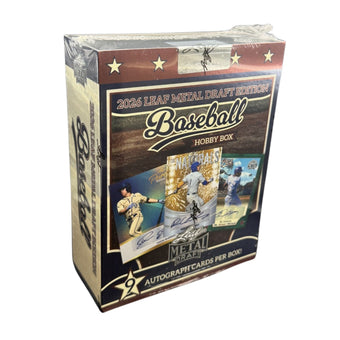 compare product 2026 Leaf Metal Draft Baseball Hobby Box