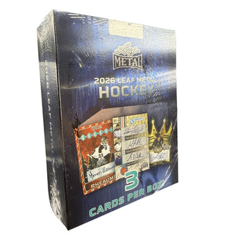 compare product 2026 Leaf Metal Hockey Hobby Box