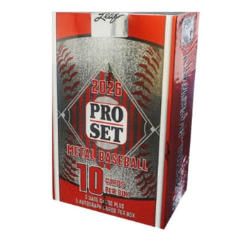 compare product 2026 Leaf Pro Set Metal Baseball Hobby Box