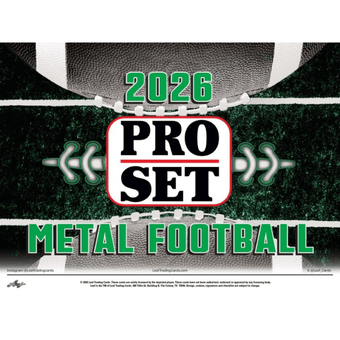 compare product 2026 Leaf Pro Set Metal Football Jumbo Box (Presell)