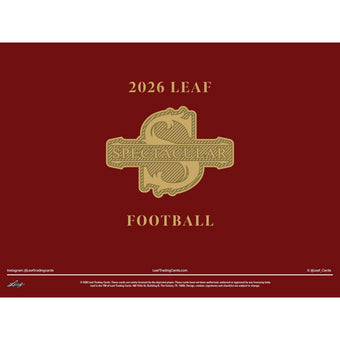 compare product 2026 Leaf Spectacular Football Hobby Box