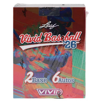 compare product 2026 Leaf Vivid Baseball Hobby Box