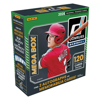 compare product 2026 Panini Donruss Baseball Mega Box