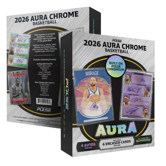 compare product 2026 Pulse Aura Chrome Basketball Hobby Box (Presell)
