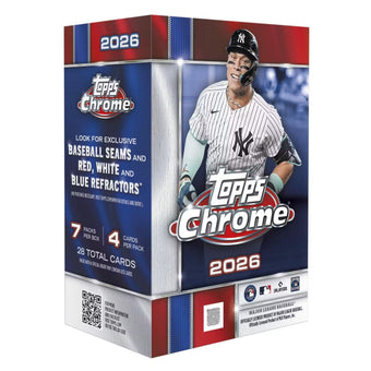compare product 2026 Topps Chrome Baseball Blaster Box (Presell)