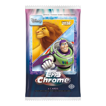 compare product 2026 Topps Chrome Disney Hobby Pack