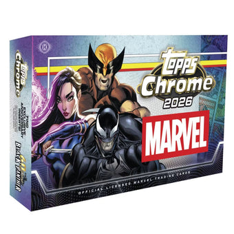 compare product 2026 Topps Chrome Marvel Comics Hobby Box