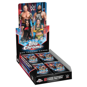 compare product 2026 Topps Chrome WWE Hobby Box
