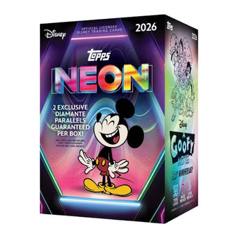 compare product 2026 Topps Disney Neon Blaster Box