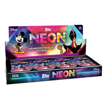 compare product 2026 Topps Disney Neon Hobby Box