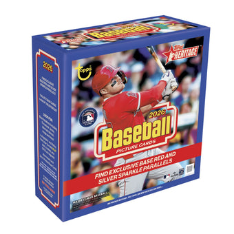 compare product 2026 Topps Heritage Baseball Mega Box