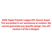 2026 Topps Premier League EPL Soccer Super Tin