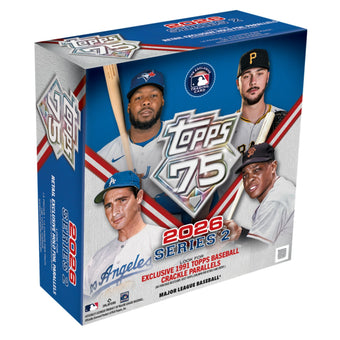 compare product 2026 Topps Series 2 Baseball Mega Box