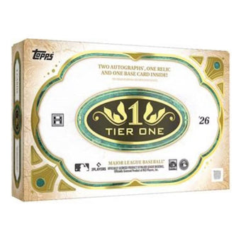 compare product 2026 Topps Tier One Baseball Hobby Box