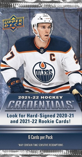 compare product 1x FREE - '21/22 Credentials Hockey Hobby Pack