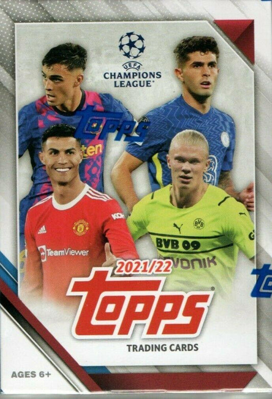1x FREE - '21/22 Topps UEFA Champions League Soccer 7-Pack Blaster Box