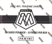 2021 Panini Mosaic Football Cello Multi 12-Pack