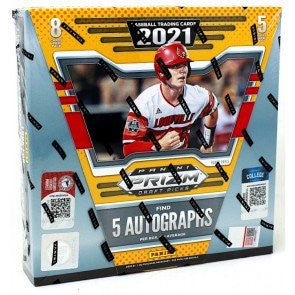 compare product 2021 Panini Prizm Collegiate Draft Picks Baseball Hobby 16 Box Case