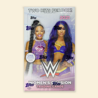 compare product 2021 Topps WWE Wrestling Women’s Division Hobby Box
