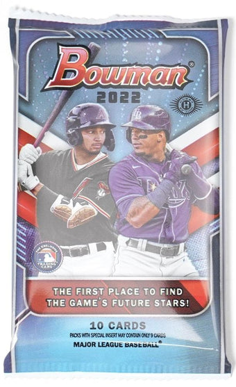 compare product 2022 Bowman Baseball Hobby Pack