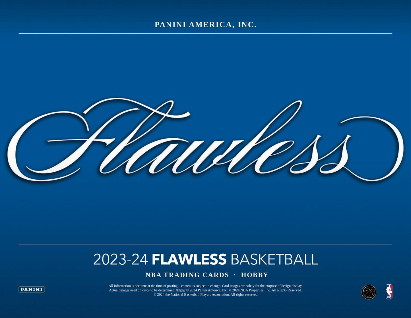2023/24 Panini Flawless Basketball Hobby