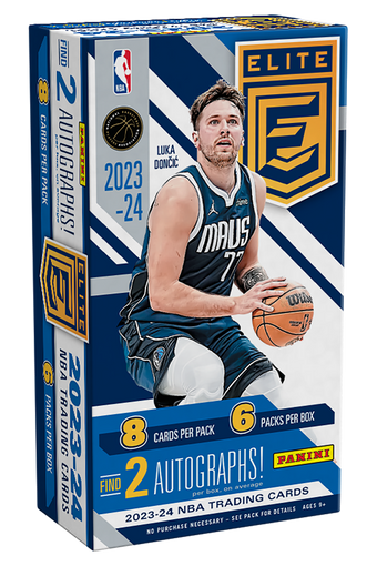 compare product 2023-24 Panini Donruss Elite Basketball Hobby 12 Box Case