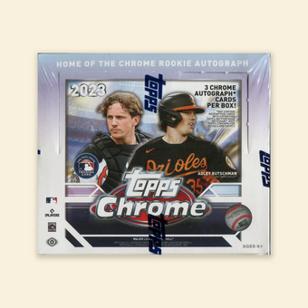 compare product 2023 Topps Chrome Baseball Jumbo Box