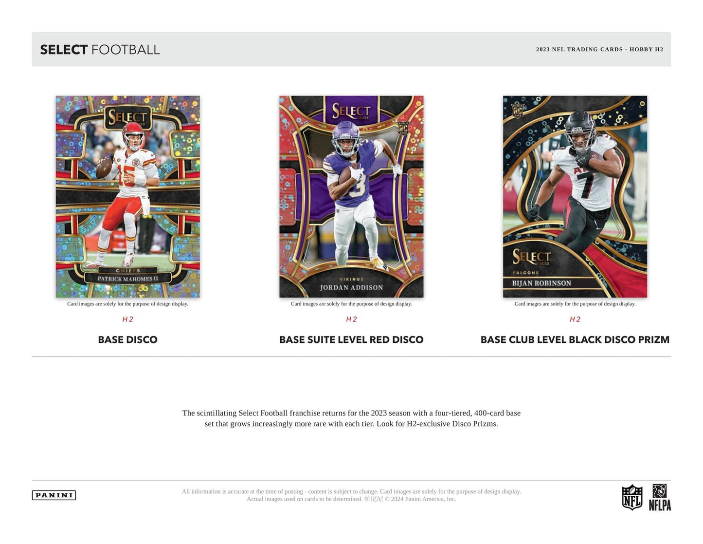 2023 Panini Select Football H2 Pack