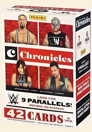 compare product 2023 Chronicles WWE Blaster Box