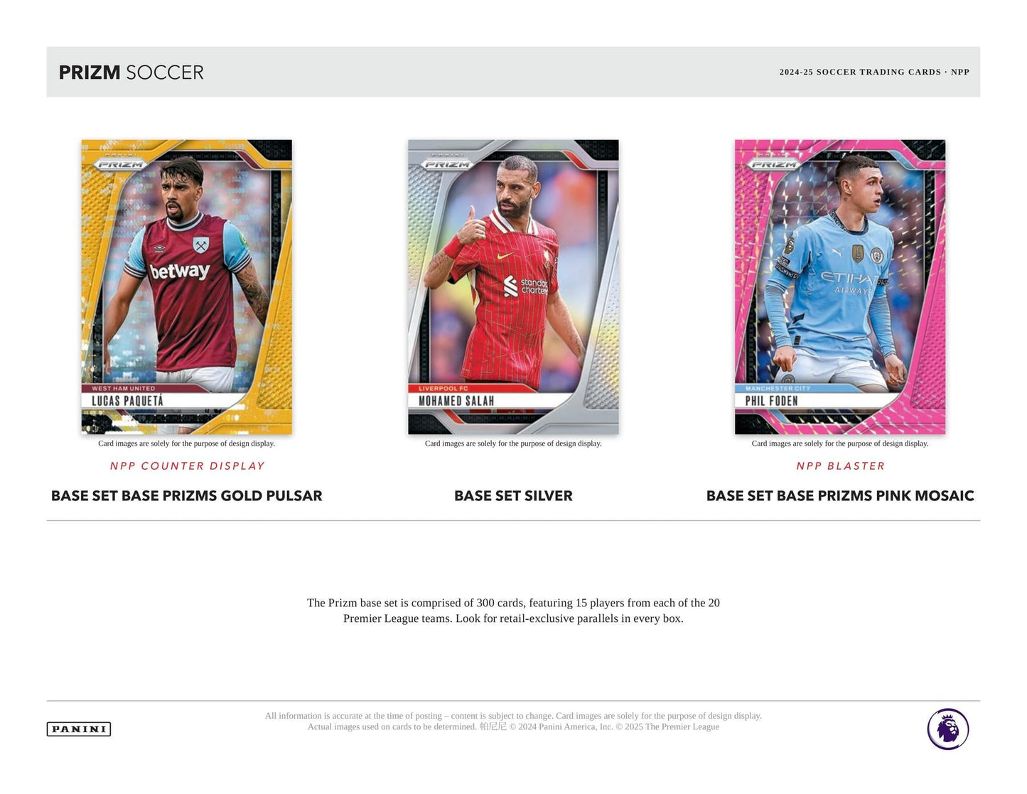 2024/25 Panini Prizm Premier League EPL Soccer Blaster (Pink Mosaic Prizms!)