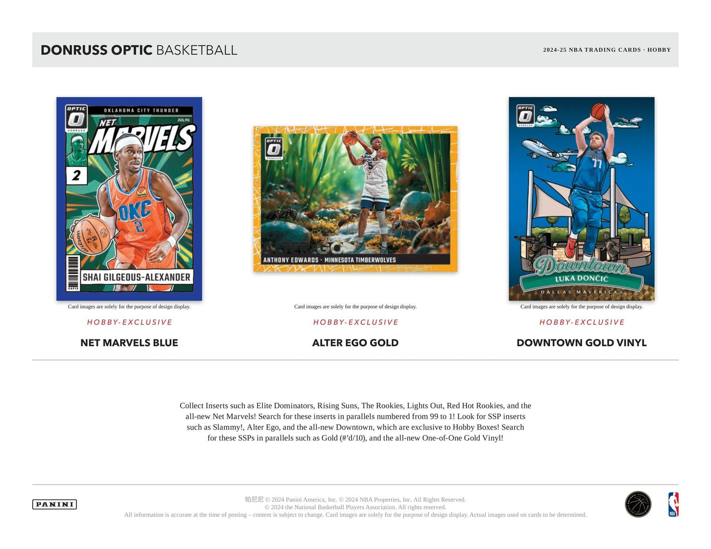 2024/25 Panini Donruss Optic Basketball Hobby